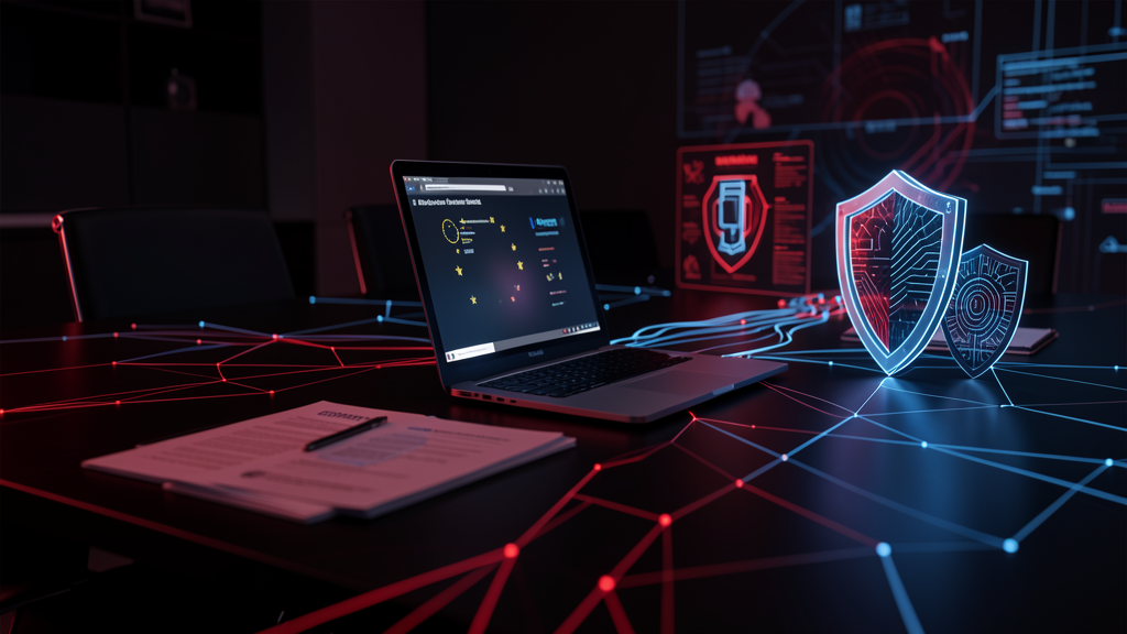 Tamni poslovni prikaz cyber compliance pripreme